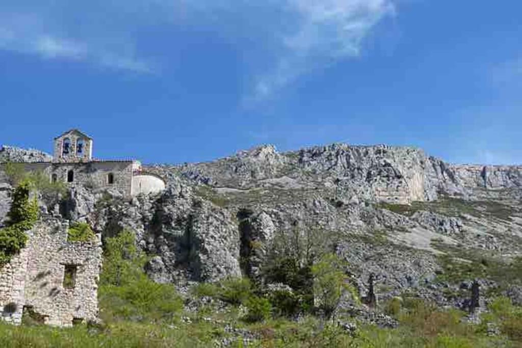 Greolieres: Superbe Studio Avec Vue Montagne Экстерьер фото